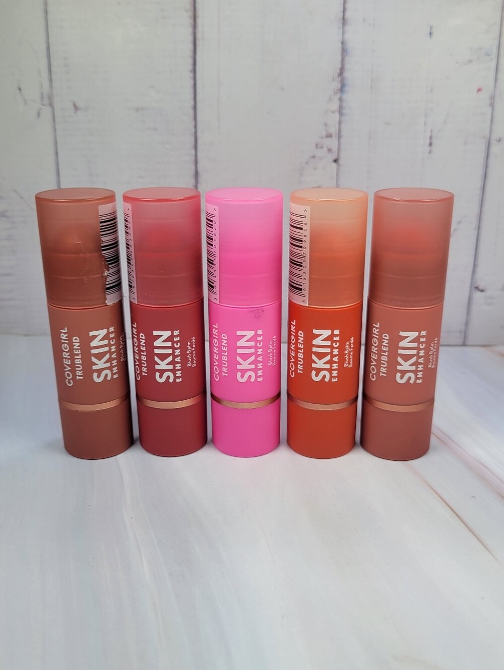 CoverGirl TruBlend Skin Enhancer Balm Blush Stick Bundle NEW!